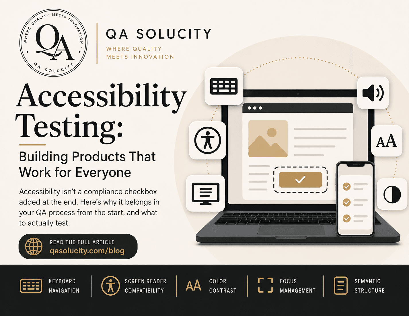 Accessibility Testing: Building Products That Work for Everyone