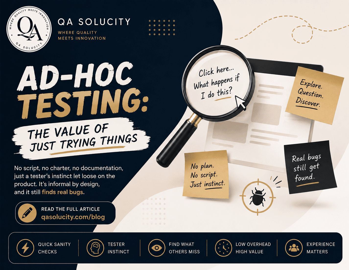 Ad-hoc Testing: The Value of Just Trying Things