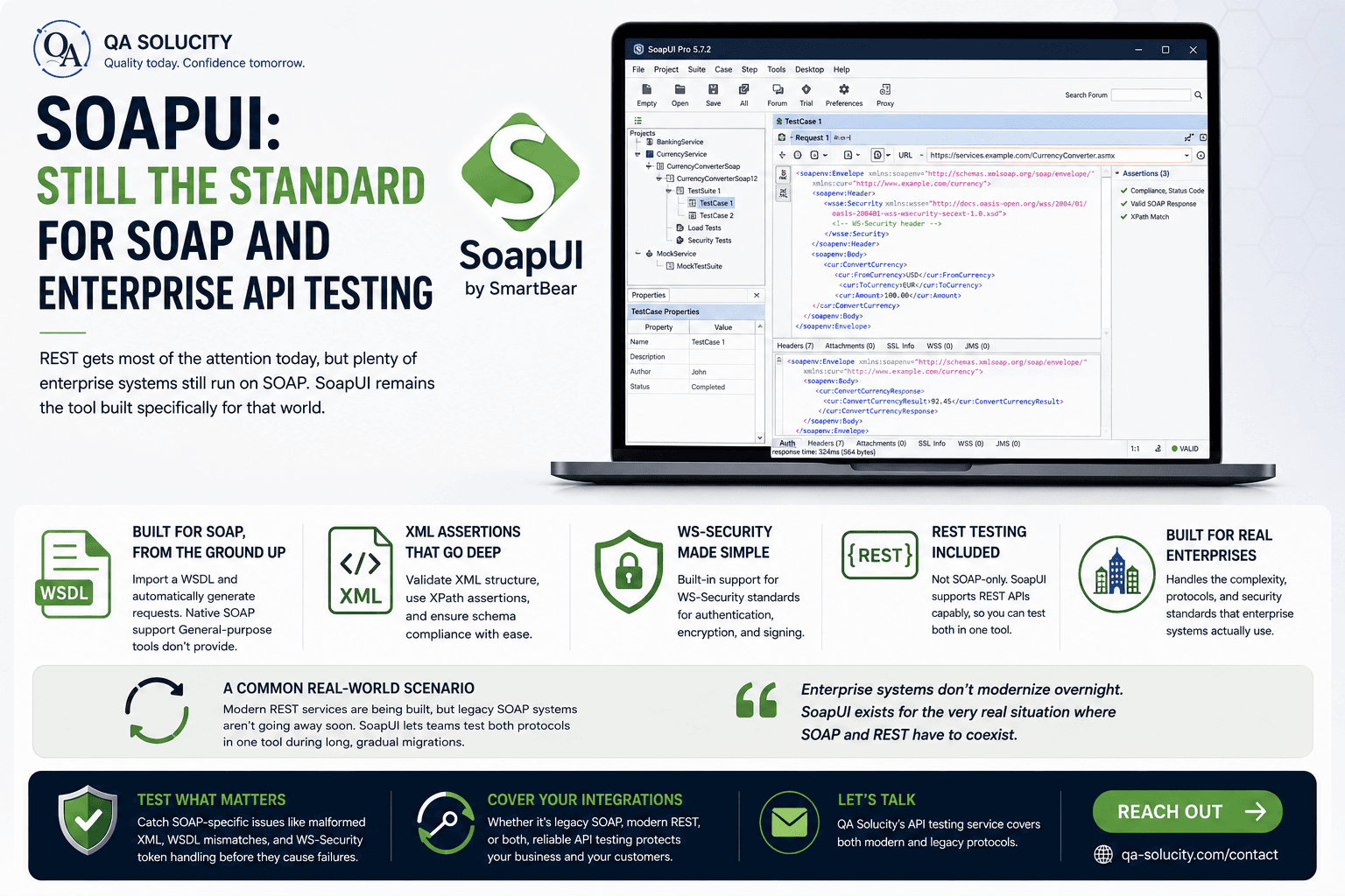 SoapUI: Still the Standard for SOAP and Enterprise API Testing